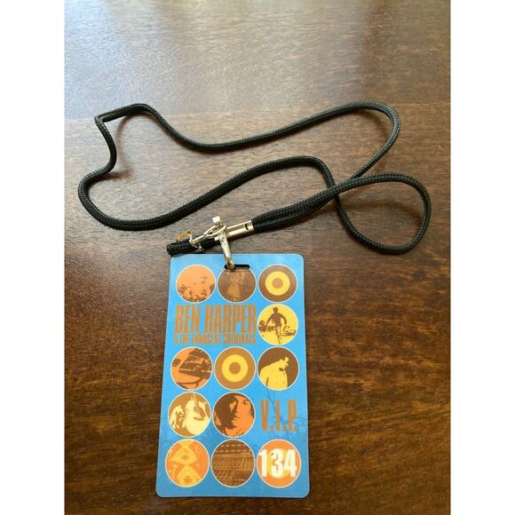 Music Collectors! Ben Harper & the Innocent Criminals Tour VIP Credentials 2006 - Picture 3 of 3